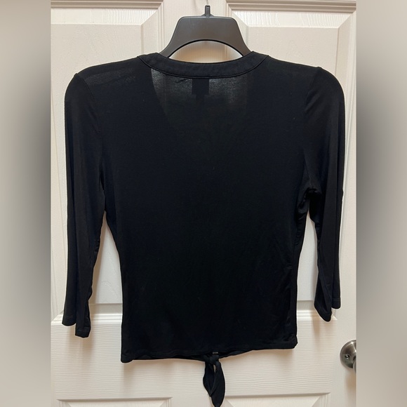🖤 BeBe Black Grommet Blouse - Picture 4 of 4